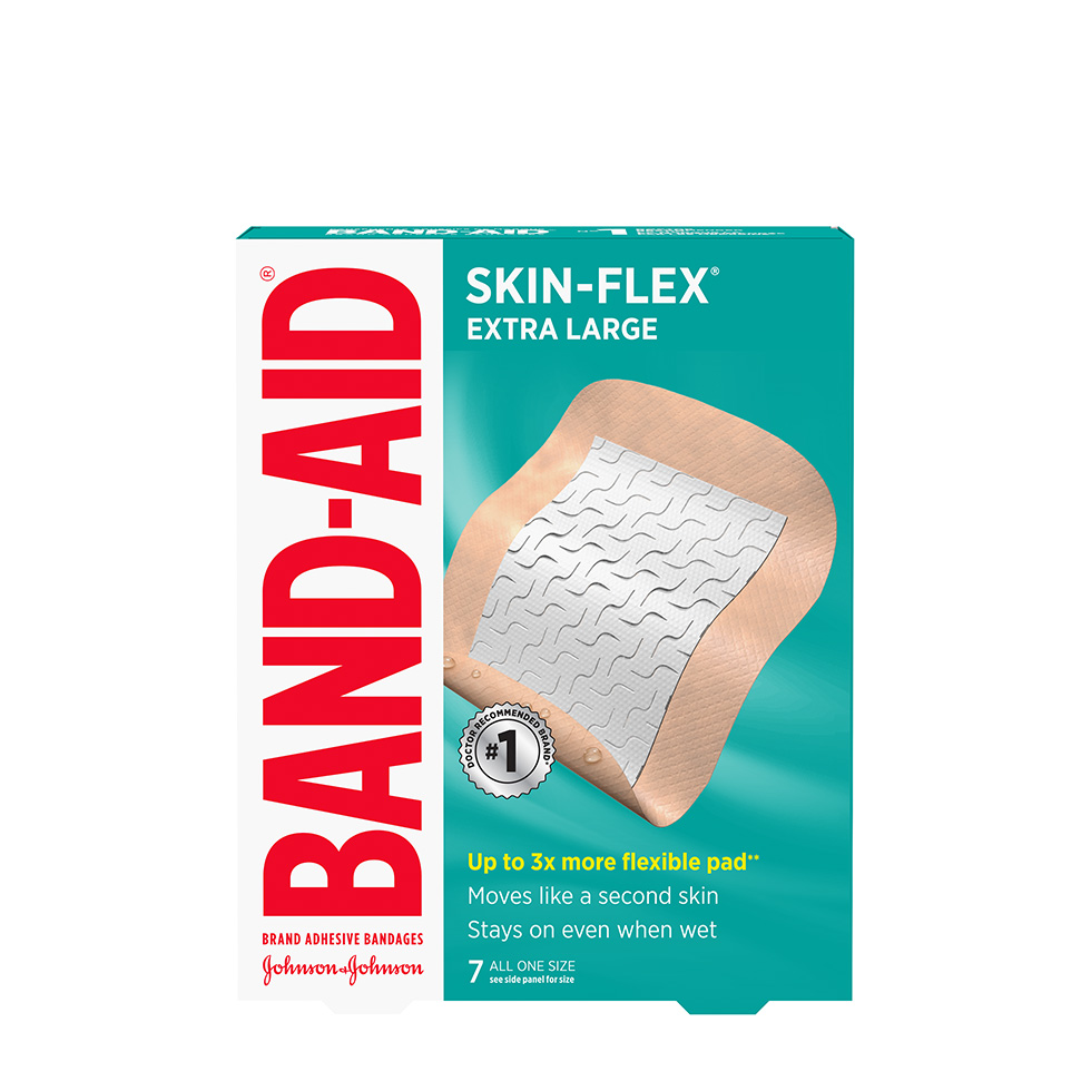 BAND-AID Skin-Flex XL Fast Drying Bandages