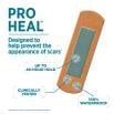 Band-Aid Pro Heal Adhesive Bandages are designed to help prevent the appearance of scars