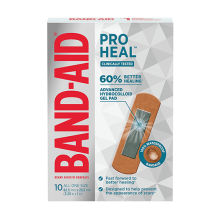 Band-Aid Pro Heal Regular Adhesive Bandages, 10 Count