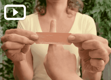 Video capture on how to wrap a Band-Aid® bandage on a finger