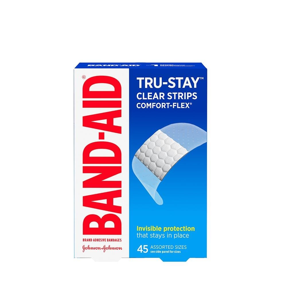 Band-Aid Tru Stay Sheer bandage box of 45 assorted sizes