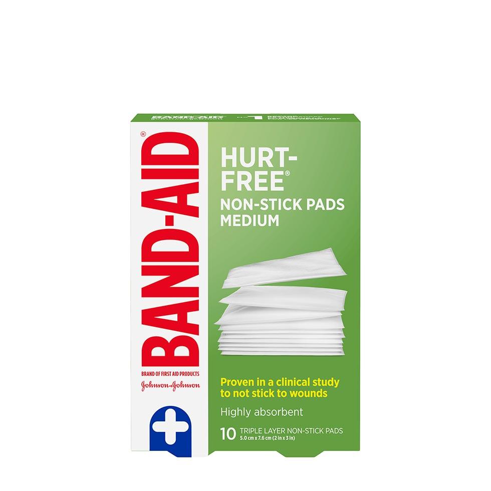 Band-Aid non stick medium pads pack of 10