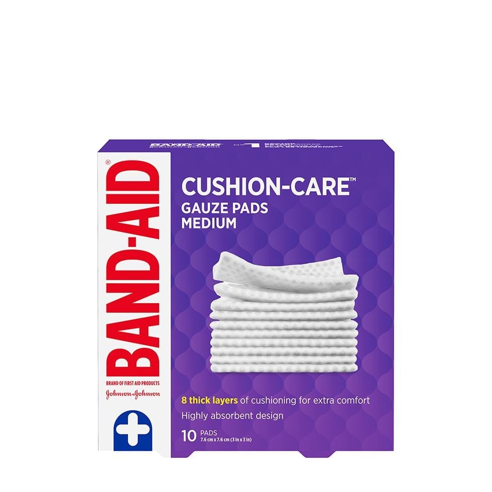 Band-Aid medium gauze pads pack of 10