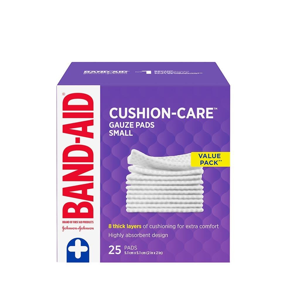 Band-Aid Gauze Pads Sterile Small 2 X 2in 25ct 381371161249YN 5PK 